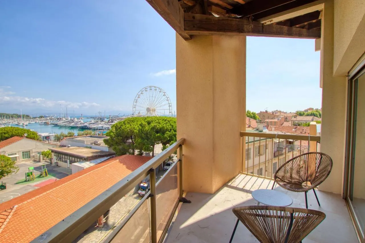 Duplex Vieil Antibes 3 Chambres Parking Avec Vue Mer Wifi - Limestay France